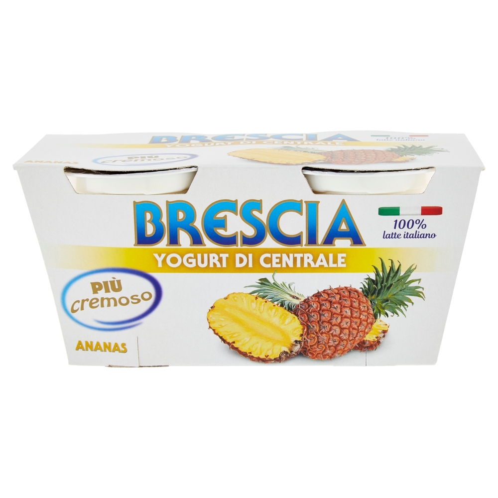 Yogurt Intero all'Ananas, 2x125 g
